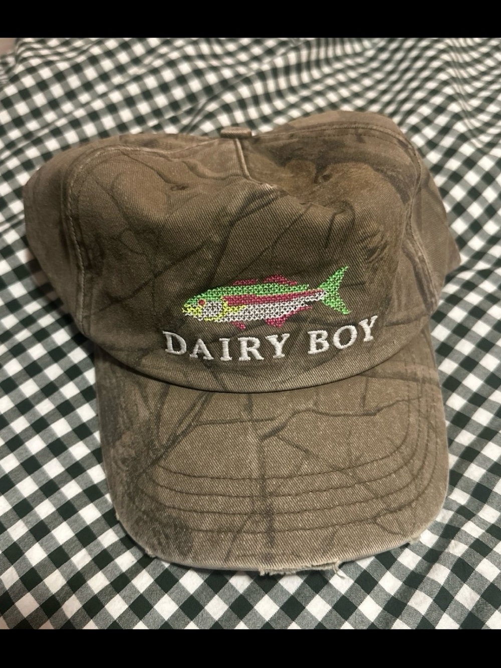 Dairy Boy Neon Fisher trucker hat